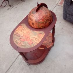 Vintage Globe With Table