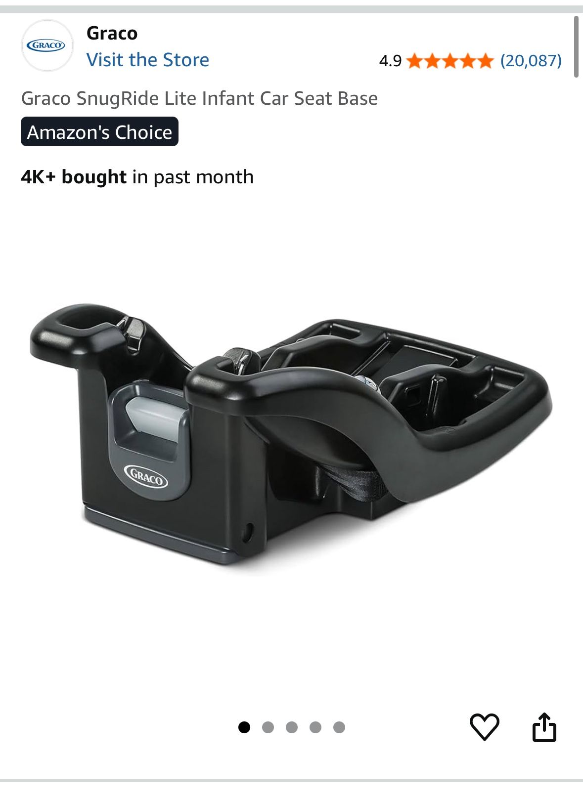 Graco SnugRide Lite Infant Car Seat 