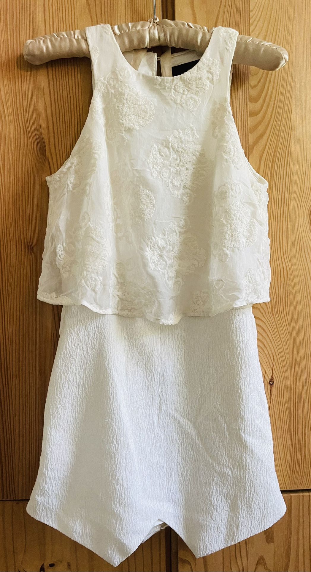 Line &Dot Dress-Romper