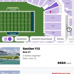 EAGLES VS FALCONS
