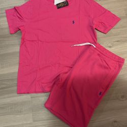 Polo Ralph Lauren Shorts Set - HOT PINK - 3XL