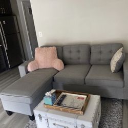 Brand New L Shape Sectional Sofa Couch With Ottoman/sleeper Sofa