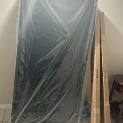 TWIN SIZE BOX SPRING WITH TWIN-FULL RAILS