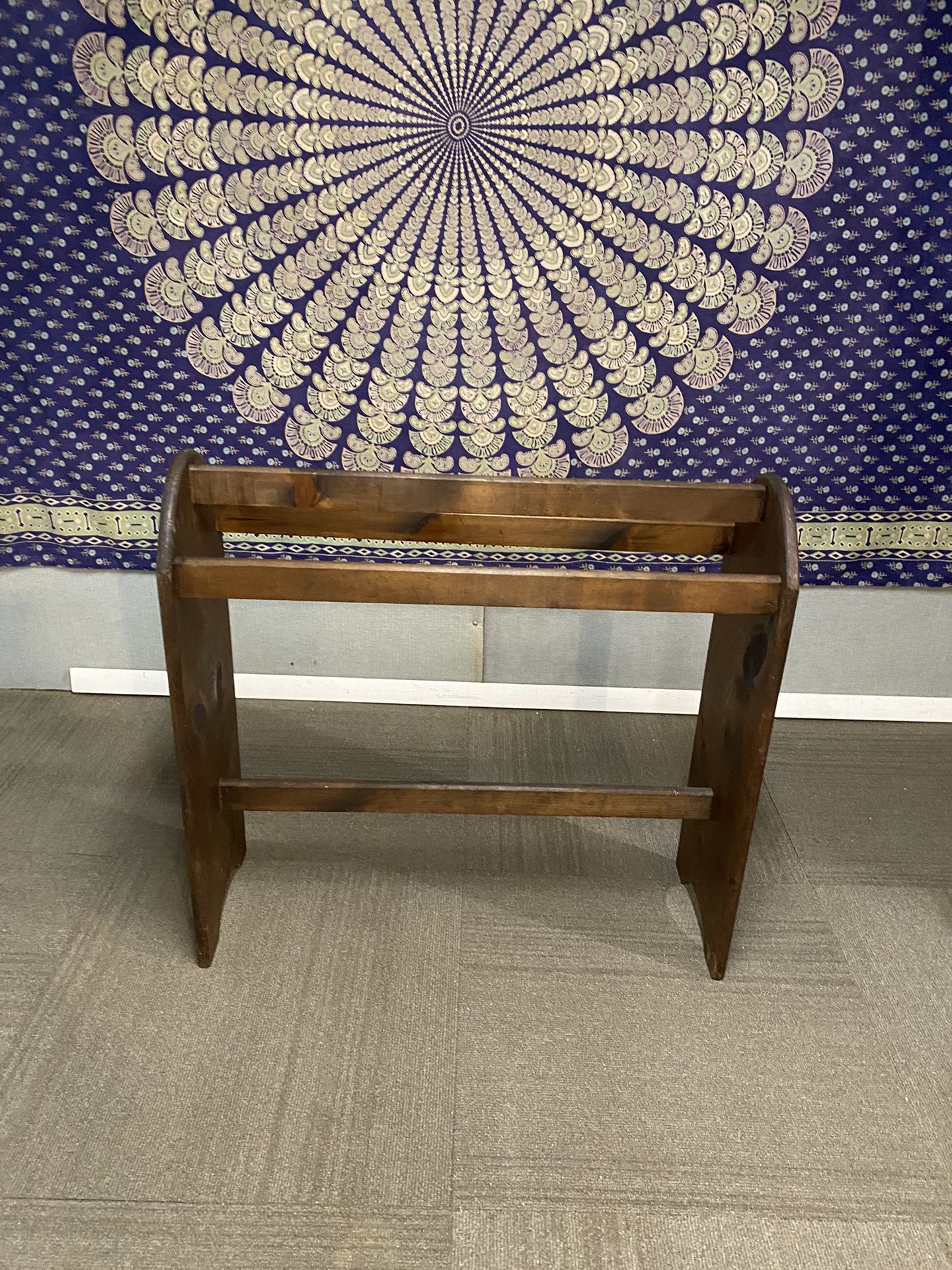 Antique Blanket Holder