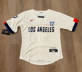 Dodgers Ohtani city connect fully stitched