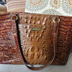 Brahmin Ashlee Pecan Brown Tote
