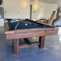 Pool Table 8ft New In Box  ( Free Delivery & Set Up & New Color Felt Of Your Choice