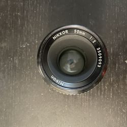 Nikona Nikkor 50mm 1:2 Lens from JAPAN #(contact info removed)