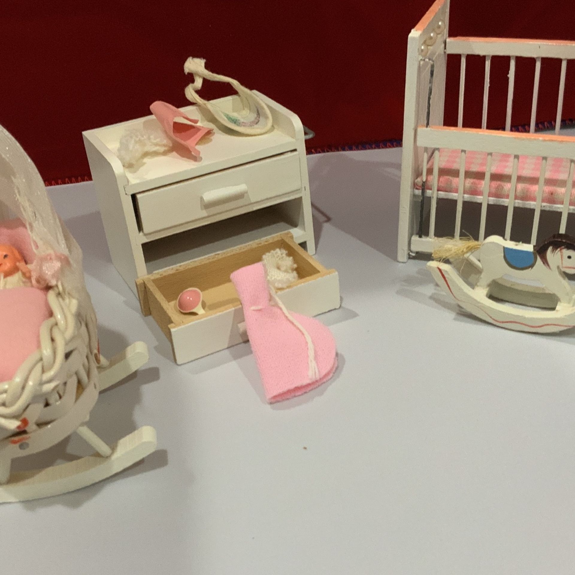 Lundby Dollhouse Vintage Baby & Nursery Items