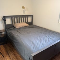 Queen Bed Frame + Matress