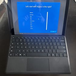 Microsoft Surface Pro Tablet 1866 256gb With Surface Keyboard (MATTE BLACK EDITION) $300