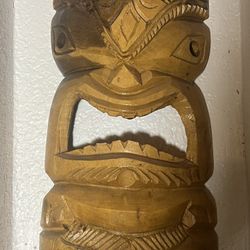 Tongan Hand Carved Face Mask