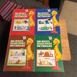 Big Birds Sesame Street Dictionary 8 Volumes