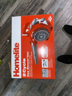Homelite 159 Mph 400 Cfm 26cc Gas Handheld Blower Vacuum