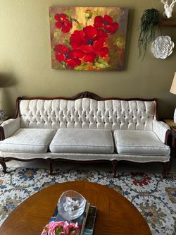 French White sofa and chair