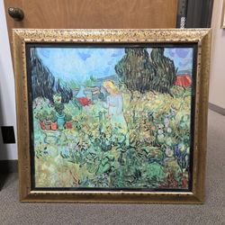 Marguerite Gachet In The Garden print