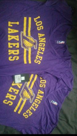New lakers women shirts xl and large