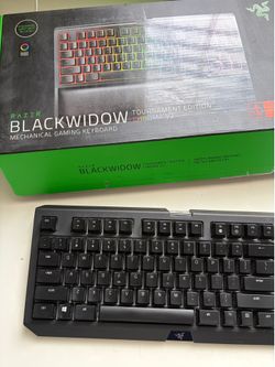 Razer Blackwidow tournament edition mechanic keyboard