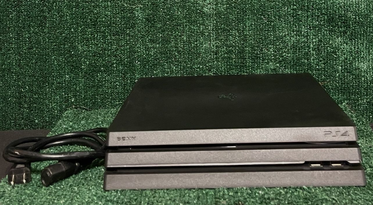 Sony PlayStation 4 PRO CUH-70158 1TB PS4 Gaming Console Only W/Cable Black.