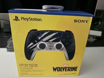 marvel’s wolverine dualsense controller adamantium limited edition