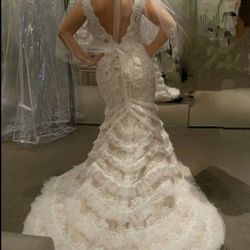 Beaded Lace Galina Dress