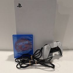PS5 Disc with Controller and Game
