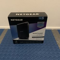 Netgear Nighthawk AC1900 Router With Cable Modem Built-in