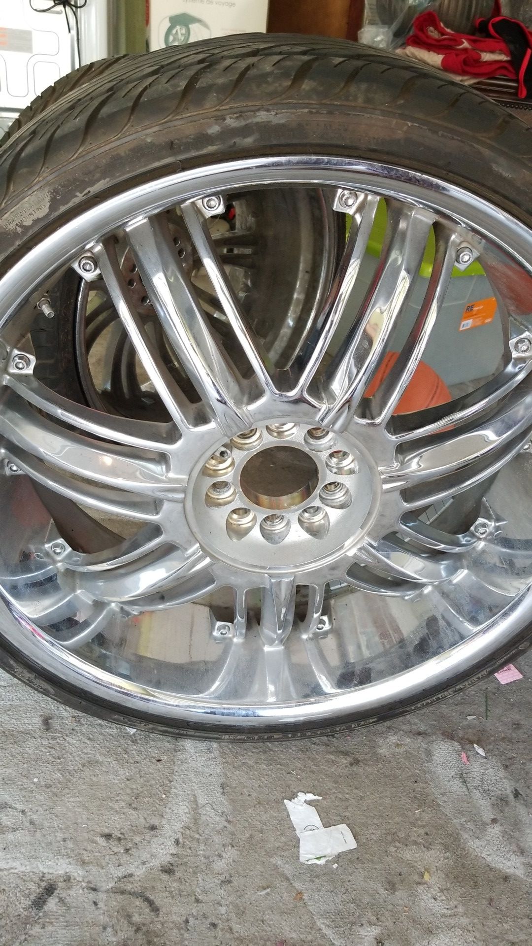 22" tires and rims