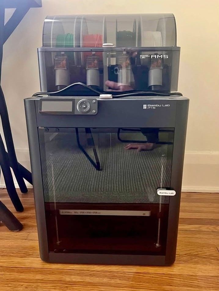 Bambu Lab P1S 3D Printer With AMS
