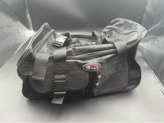 Bovano Multi-Compartment Duffel Bag Black Heavy Duty Travel Range Tool