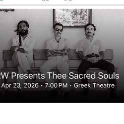Thee Sacred Souls - $55 (1 Tix) Thursday 4/23 