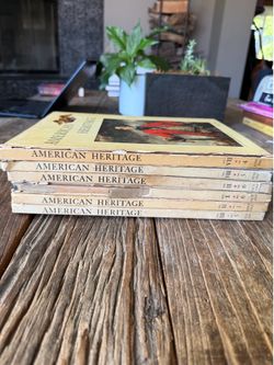vintage American Heritage magazines are listed as hardcover books 1956