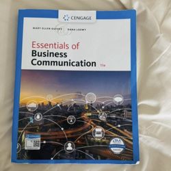 Essentials of Business Communication for Textbook Version 11e Cengage
