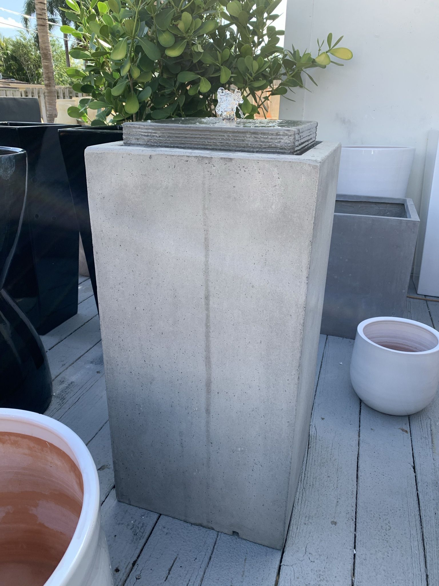 Modern Fountain With Lights Brand New