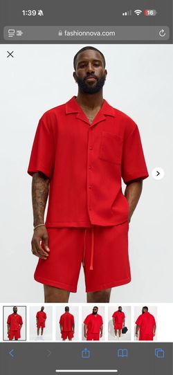 Men’s shorts and shirt set
