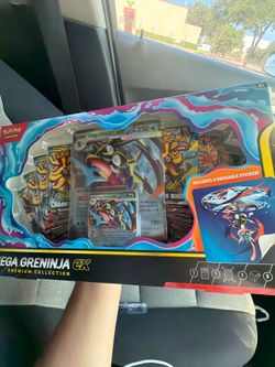 The new Greninja premium box with a additional five more packs