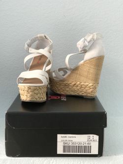 Just Fab !! Brand new Cambria wedges size 6!!