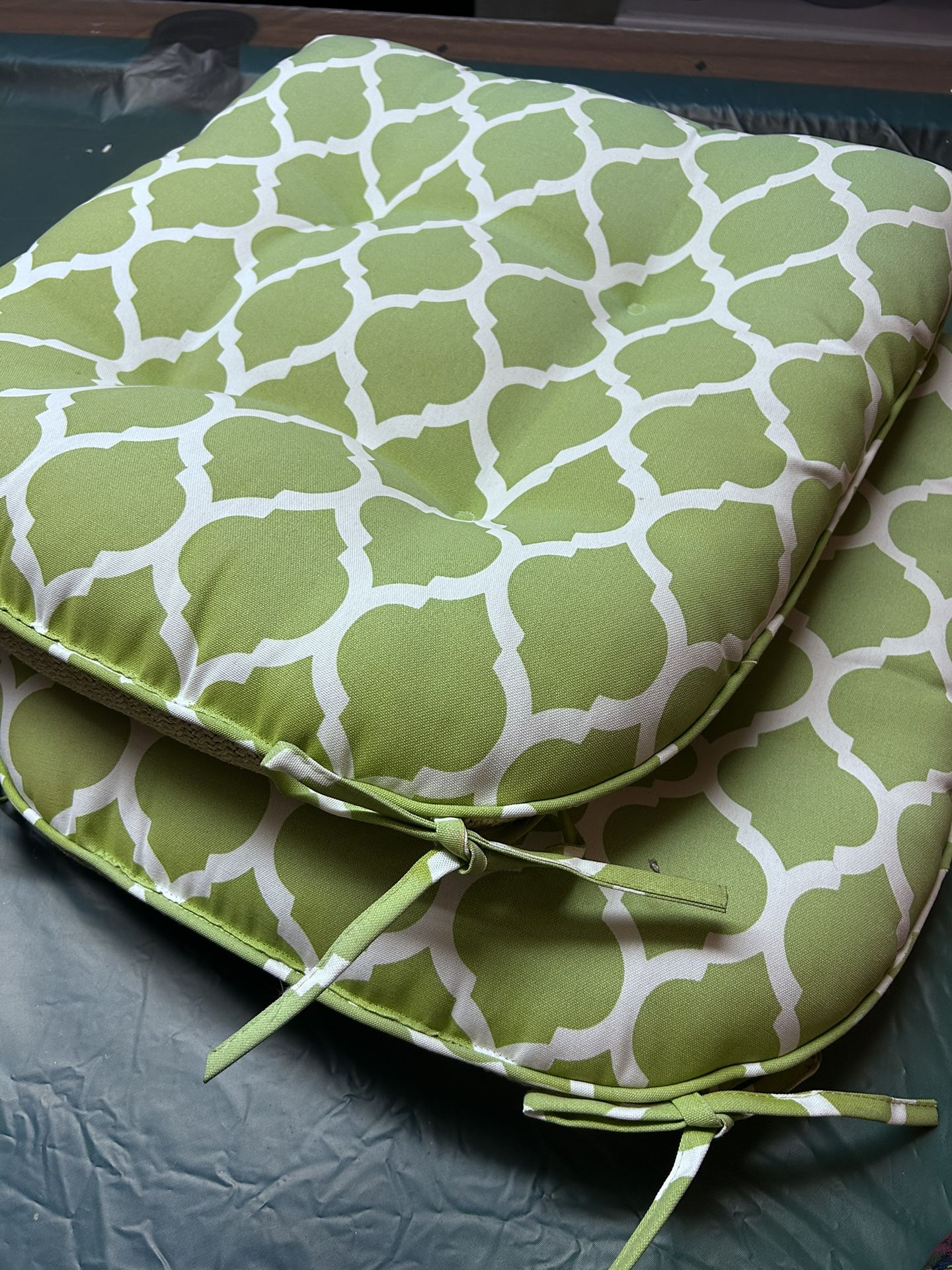 NEW OUTDOOR SEAT CUSHIONS