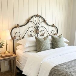 Queen Metal Headboard & Frame - delivery available