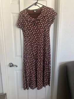 Chocolate Print Dress