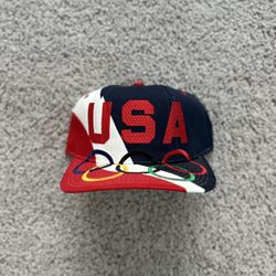 Vintage 90s USA Olympics StarterHat