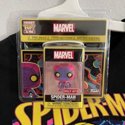 Spiderman blacklight pocket pop and tee sm or m Target Exclusive