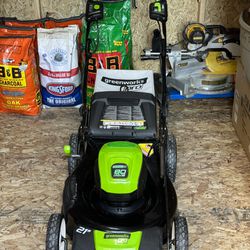 Electric Lawn Mower Green Works 21” 