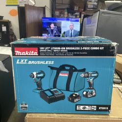 18 V Lxt Brushless Cordless 2 PCs Combo Drive Drill Impact Drive 