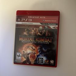 Mortal Kombat Sony  PS3 playstation 