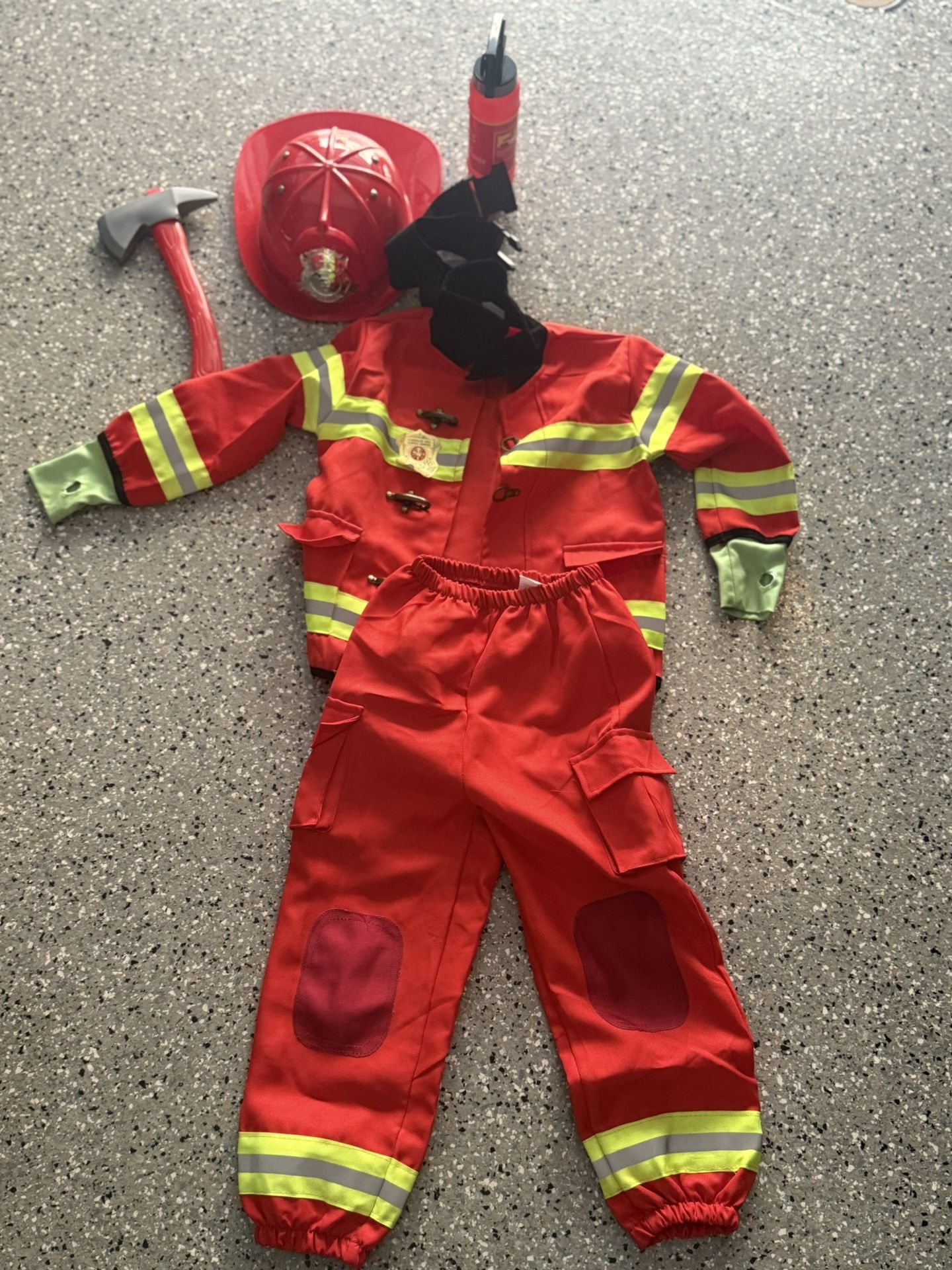Firefighters Costume- 3/4 Years Old