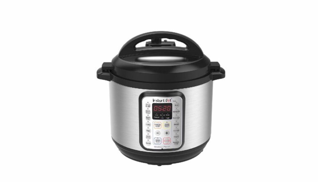 Instant Pot 8 QT Viva 9-in-1 Multi-Use Programmable Pressure Cooker with recipe book