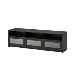 Malm ikea black tv stand