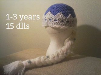 Elsa crochet hat