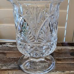 Lead Crystal Candle Holder/Vase 